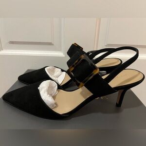 NWT ANN TAYLOR Suede Slingback Pumps